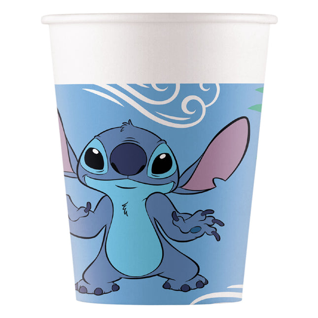 Pappbecher Stitch & Angel 200 ml | 8 Stück FSC