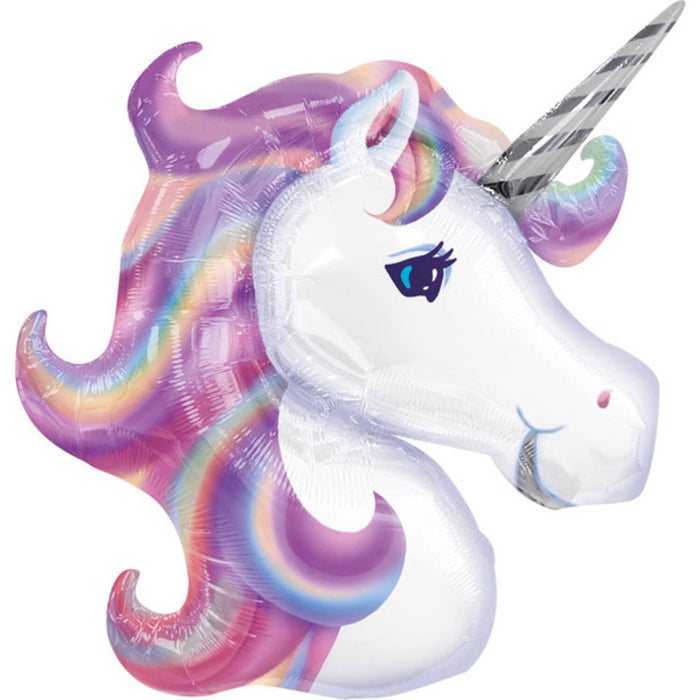 Shape Folienballon "Einhorn" | 83x73 cm