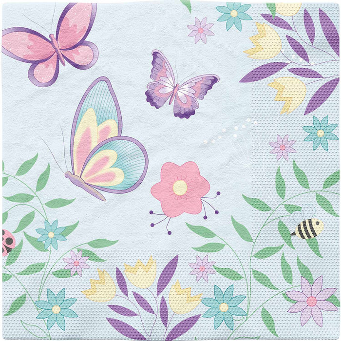 "Flutter Garden" Partydeko Artikel