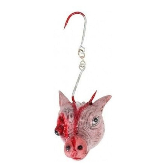 Halloween Blutiger Schweinekopf Latex | 15x21x17 cm