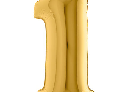 Riesenzahl Folienballon 40"/102cm | Gold #1