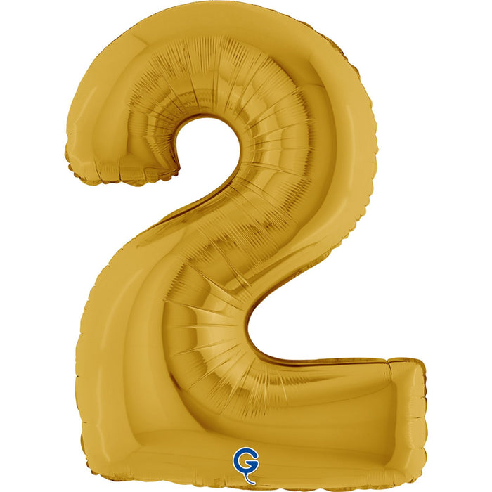 XXL Zahlen Folienballon 40"/102cm | Gold5
