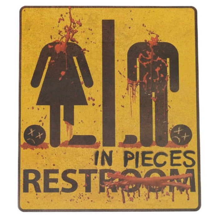 Halloween Türaufkleber Toilettenzimmer | 43 x 30 cm