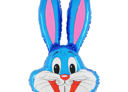 Folienballon Lose - Hase lange Ohren Blau | 34"