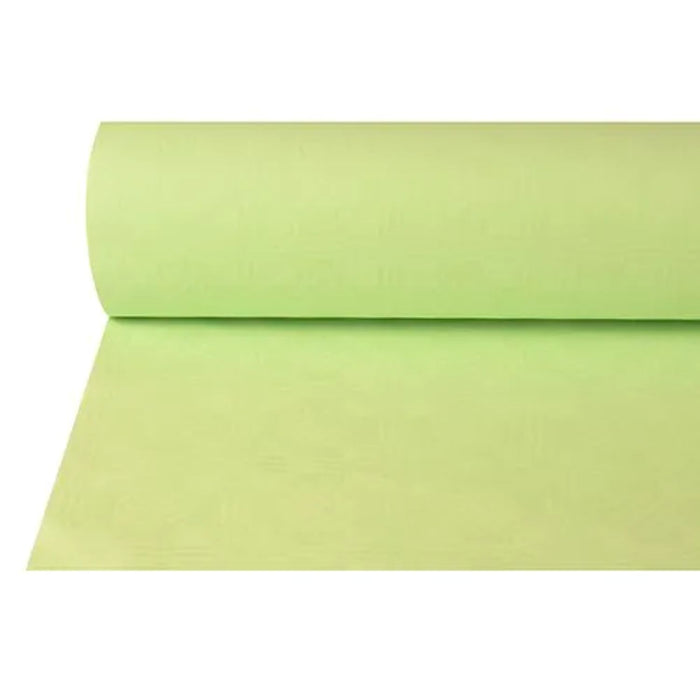 Tischdecke Papier Damastprägung 50x1m | Pastellgrün