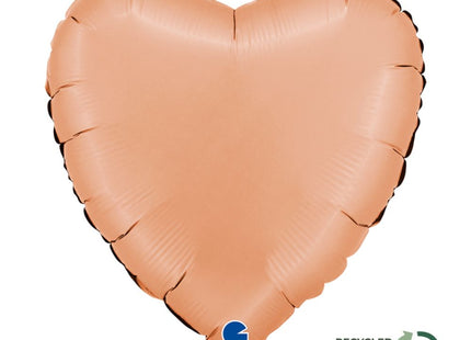 ABC18 Uni Herz 46 cm ø | Satin Peach