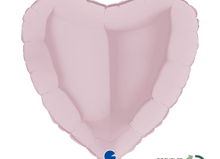 ABC18 Uni Herz 46 cm Rosa Pastell
