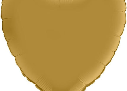 ABC18 Uni Herz 46 cm Gold Satin