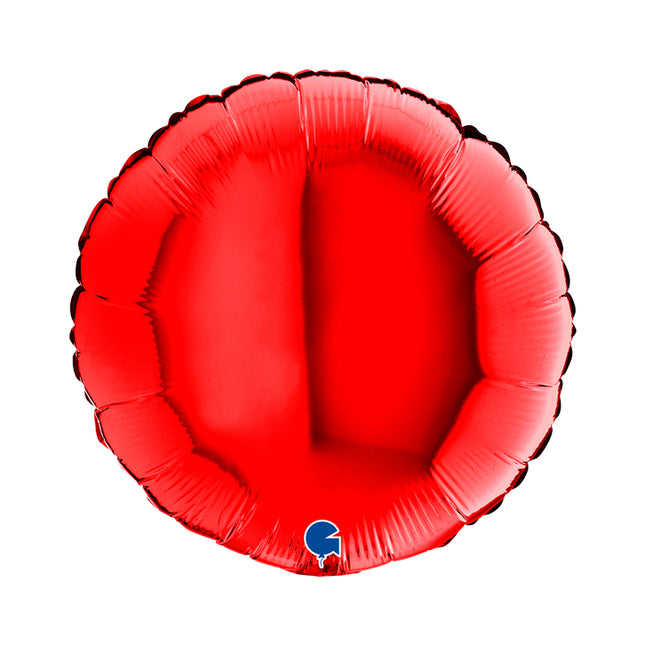 ABC18 Uni Rund 46 cm Rot