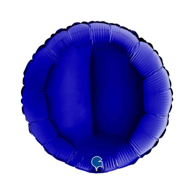 ABC18 Uni Rund 46 cm Royalblau
