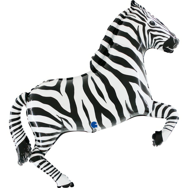 Folienballon Lose - Zebra | HFE Non-Metallic 34"