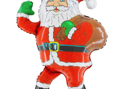 Folienballon Lose - Walking Santa | HFE 28"