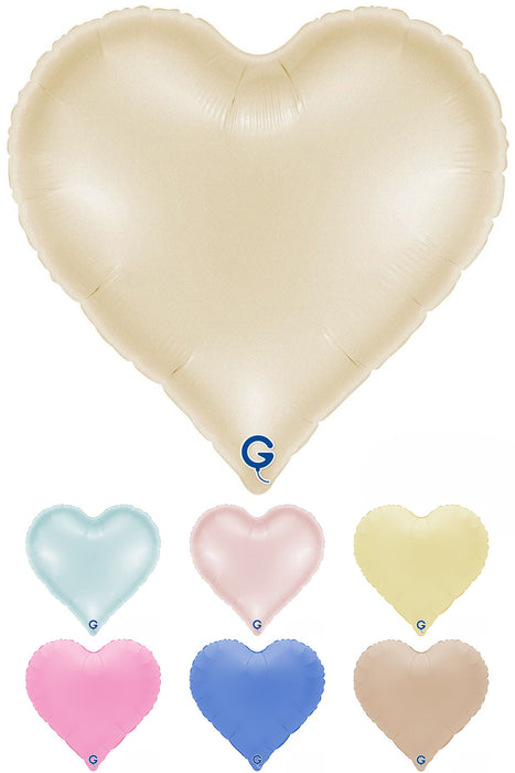 18"/Ø46cm Herz Folienballon "Sweetie Heart" | Farbwahl