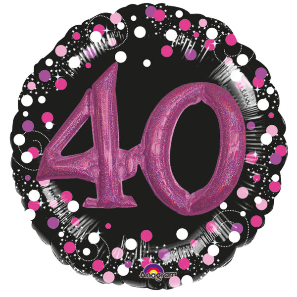 ABC36 Multi Sparkling Pink #40 P75 81cm