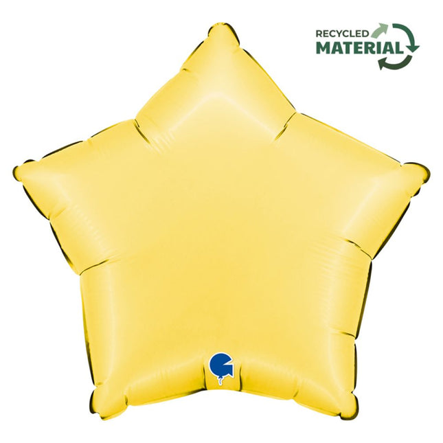 ABC18 Uni Stern 46 cm ø | Satin Banana Yellow
