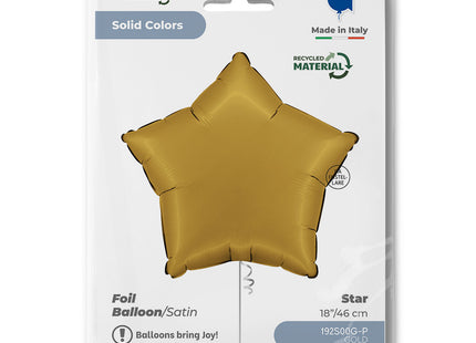 ABC18 Uni Stern 46 cm Gold Satin