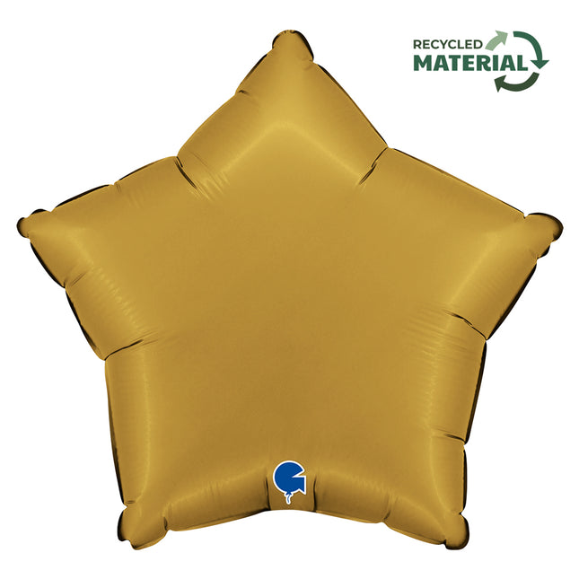 ABC18 Uni Stern 46 cm Gold Satin