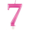 Kerzenzahl Pink #7