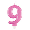 Kerzenzahl Pink #9