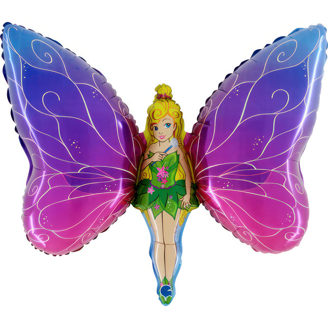 Folienballon Lose - Schmetterlings Fee | HFE Non-Metallic 34"