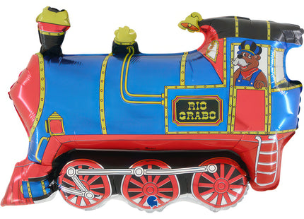33" Shape Folienballon Lose - Lokomotive Blau | HFE