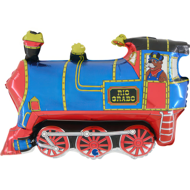 Folienballon Lose - Lokomotive Blau | HFE 33"