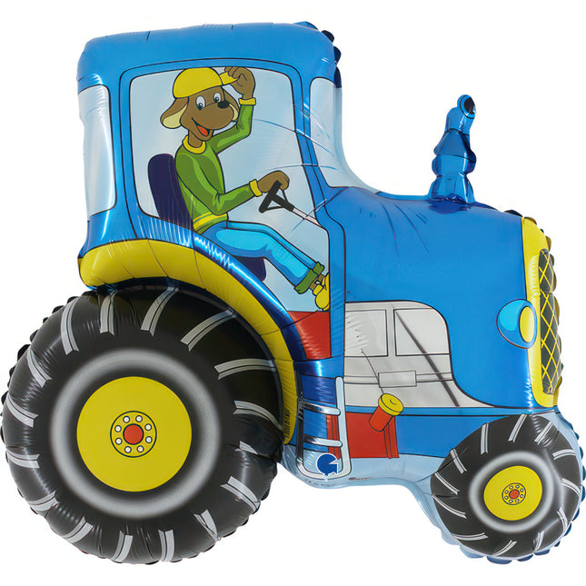 Folienballon Lose - Traktor Blau | HFE Non-Metallic 30"