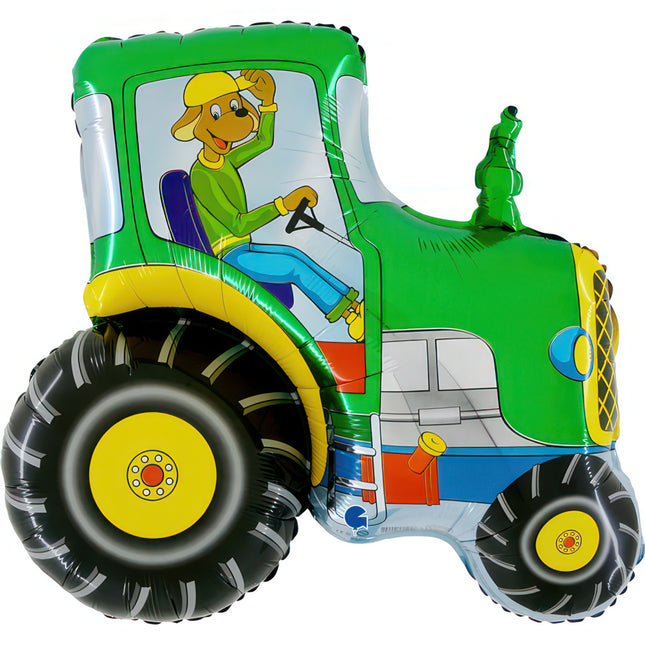 Folienballon Lose - Traktor Grün | HFE Non-Metallic 30"
