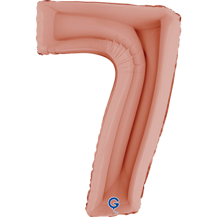 Riesenzahl Folienballon 40"/102cm | Rosegold