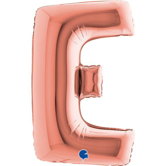 Riesenbuchstabe Folienballon 40"/102cm | Rosegold #E