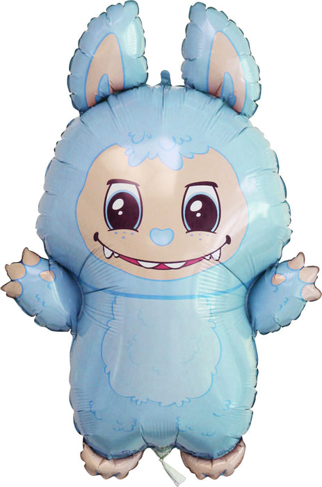 24* Folienballon Lose "Bad Bunny" 45x67cm | Blau HF2