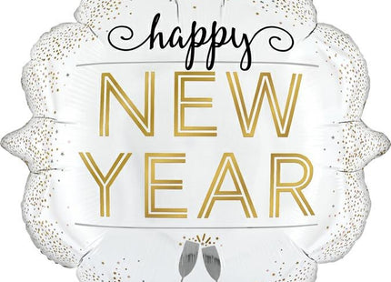 ABC Shape Folienballon Happy New Year metallic | 79cm