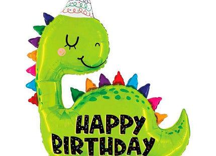 ABC Shape Folienballon Dino Happy Birthday | Grün 132cm