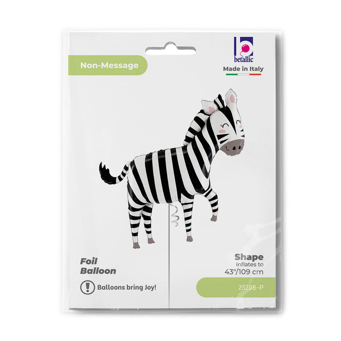 Shape Folienballon "Zebra" 127 cm