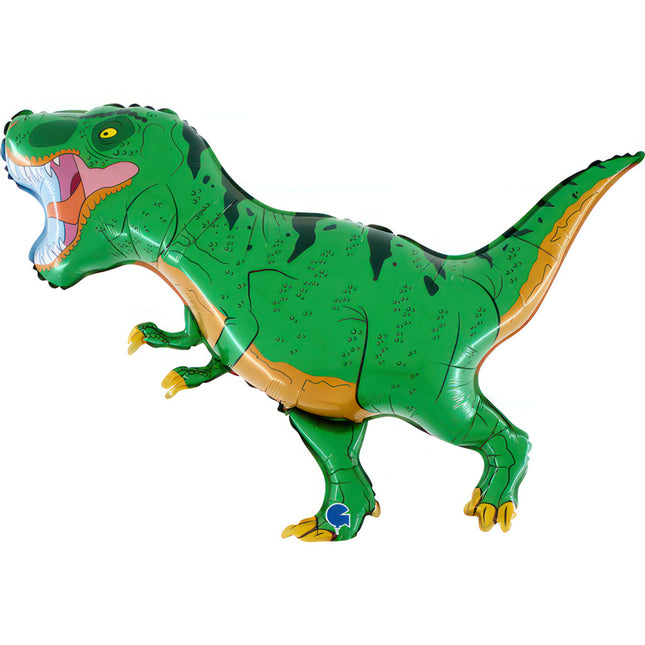 36" Shape Folienballon Lose - T-Rex Grün (Non-Metallic) | HFE