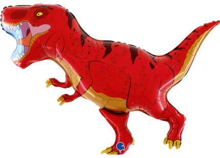 36" Shape Folienballon Lose - T-Rex Rot | HFE