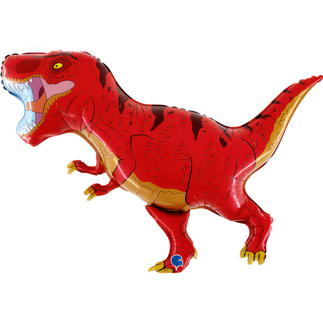 Folienballon Lose - T-Rex Rot | HFE 36"