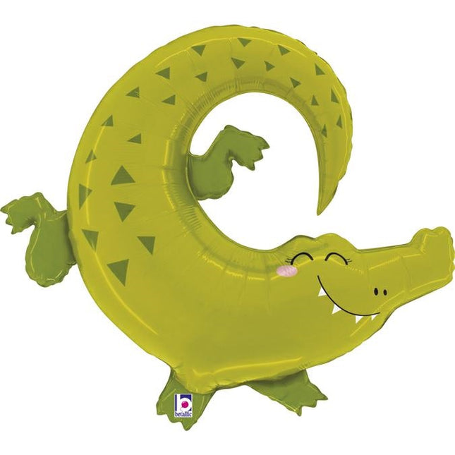 ABC Shape Folienballon Krokodil | 86cm