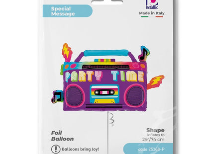 ABC Shape 28" Folienballon "Boom Box" | 74cm