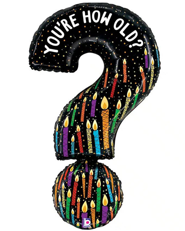 ABC Shape Folienballon | You're How Old Question Mark - 99cm