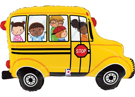 ABC Shape Folienballon Schulbus | 74cm