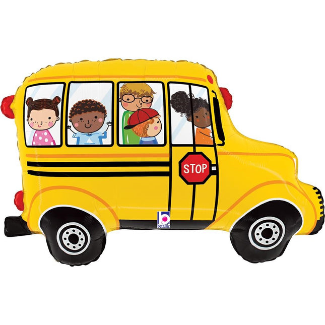 ABC Shape Folienballon Schulbus | 74cm