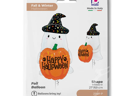 ABC Shape Folienballon | Halloween Pumpkin Ghost