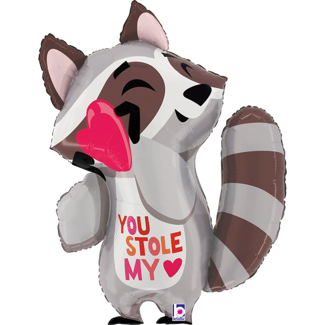ABC Shape Waschbär "You Stole my Heart" | 79cm