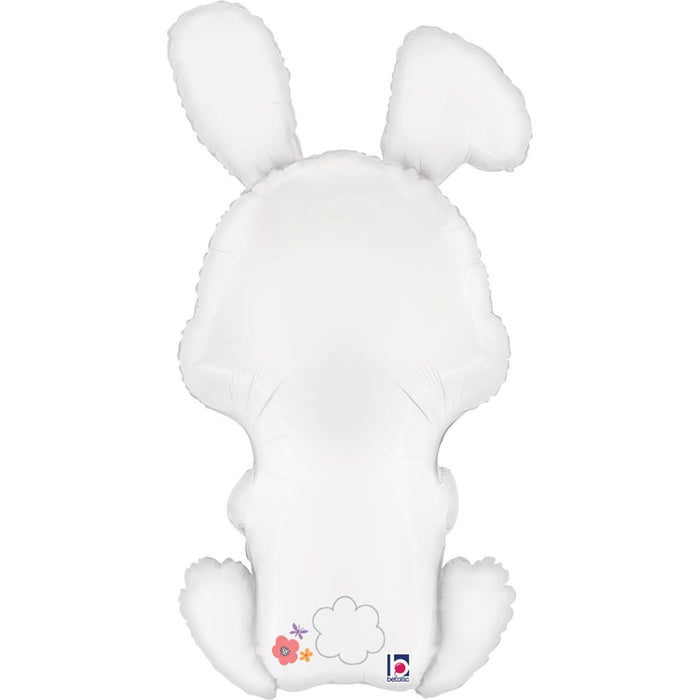 36" Folienballon Shape Hase Happy Easter | 91 cm
