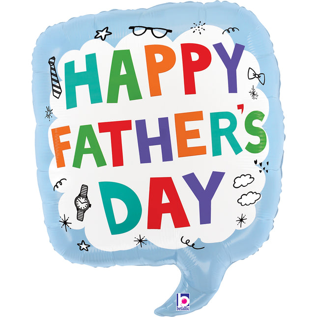 ABC Shape Sprechblase "Happy Father´s Day" 58 cm