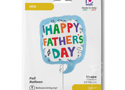 ABC Shape Sprechblase "Happy Father´s Day" 58 cm