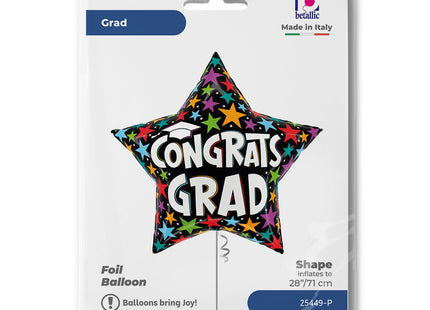 ABC Shape Stern "Congrats Grad"  71 cm