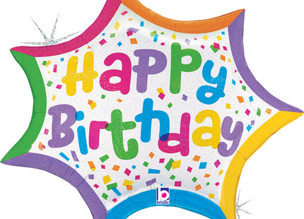 ABC Shape Happy Birthday Confetti 69 cm