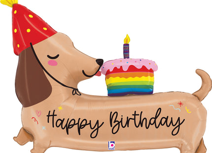 ABC Shape Hund "Happy Birthday" 109 cm